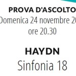 Prova d’Ascolto “Haydn, Sinfonia n.18″ – Borgo V. 24.11.2013