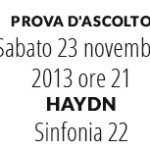 Prova d’Ascolto “Haydn, Sinfonia n.22″ – Mezzolombardo, 23.11.2013